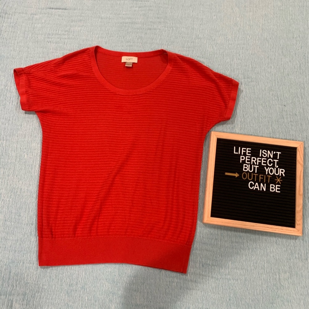☀️ CLEARANCE: Loft Lightweight Red Shirt